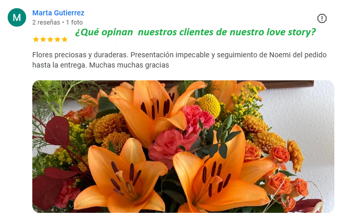 compra ramo de flores otoñal a domicilio