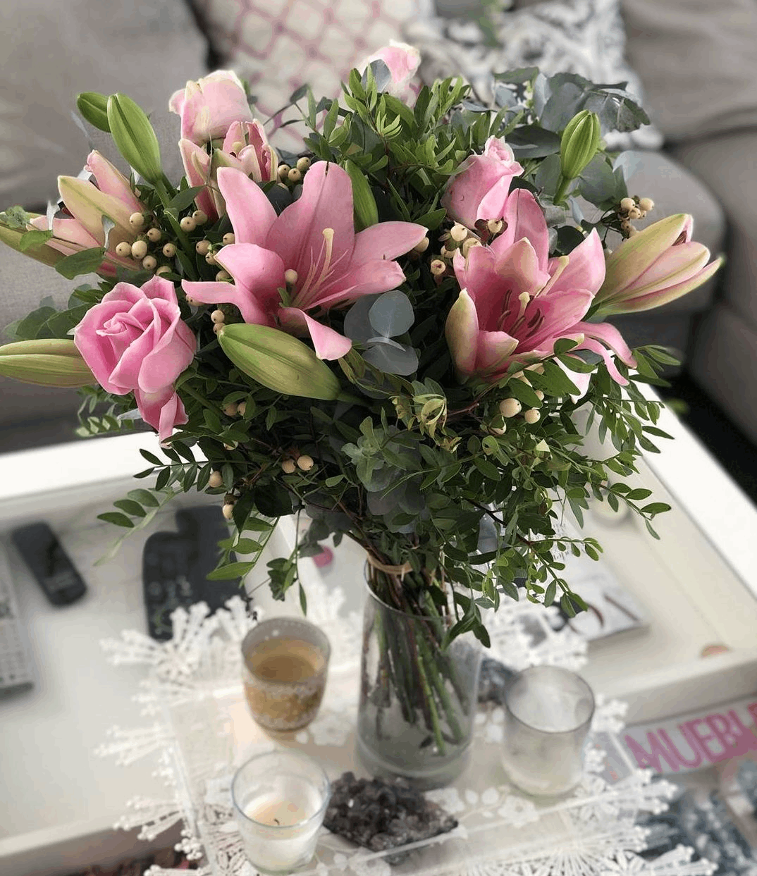 Rosas Rosas Lilium Hipericum