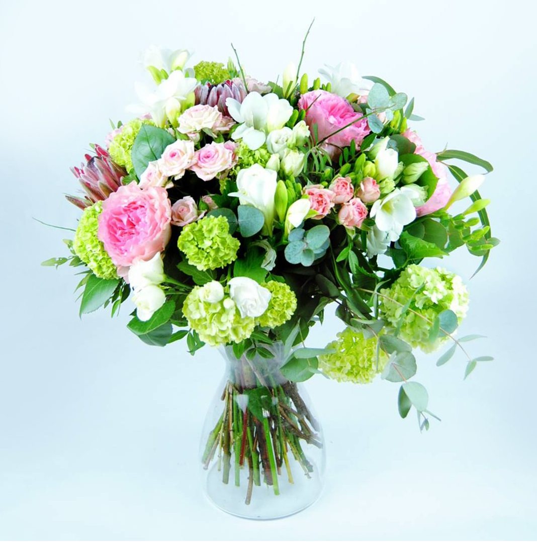 Comprar ramo de peonias rosas