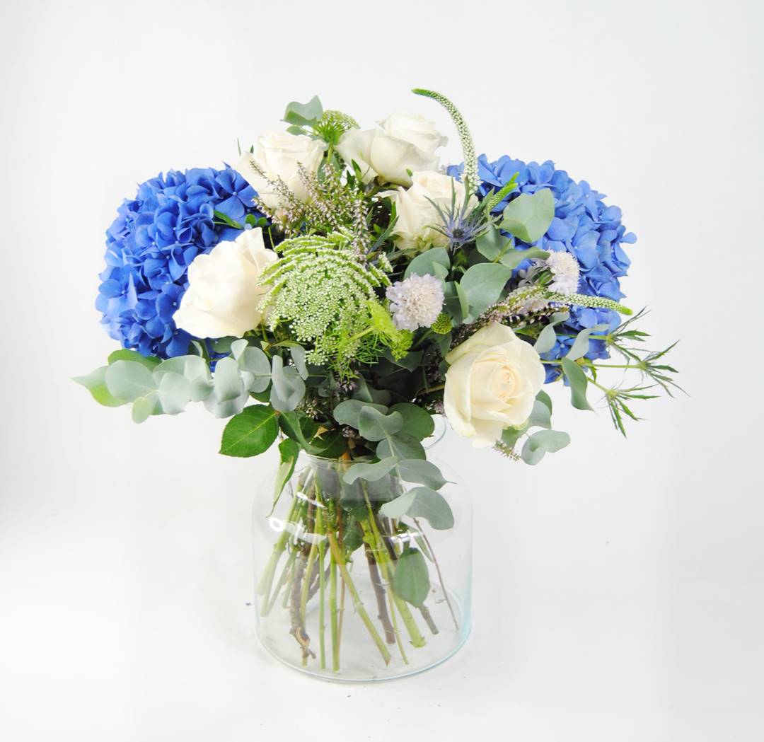 ramo de flores azul - originalflor