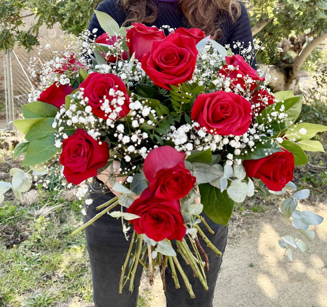 Smile with passion-24 rosas rojas