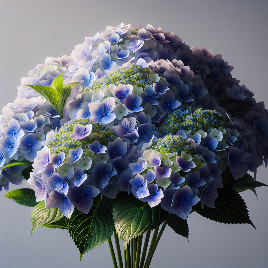 Hydrangea M Bela azul