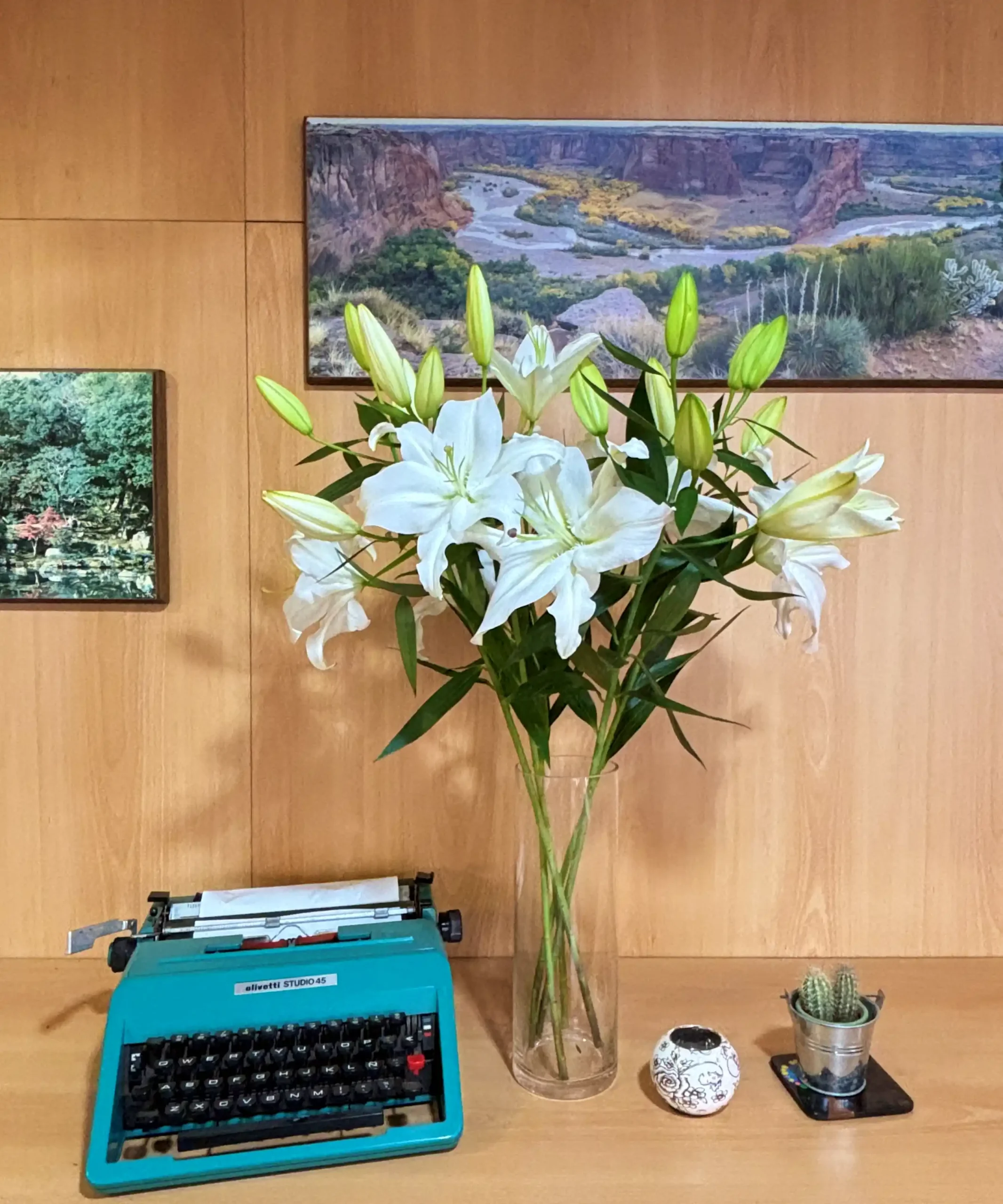 Lirios blancos perfumados