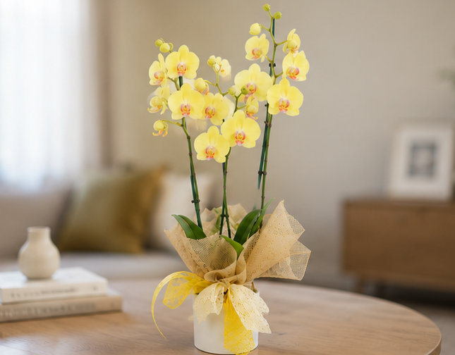 Orquídea amarilla