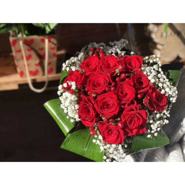 Ramo de 12 Rosas Rojas