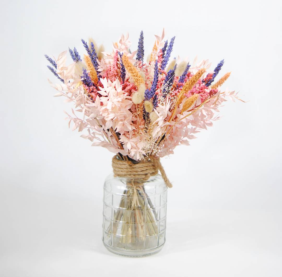 Ramo de flor seca ETERNAL PINK